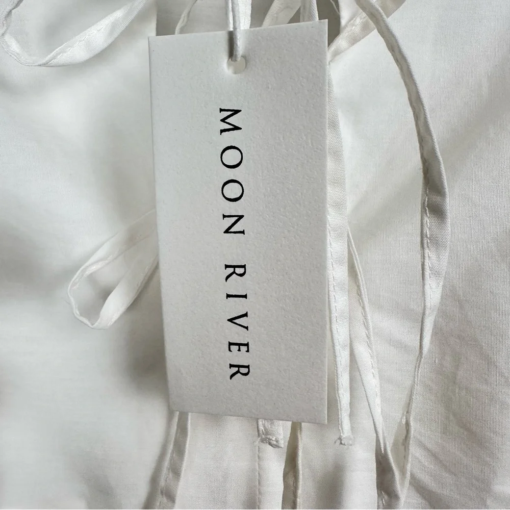 Tuckernuck Moon River Exclusive White Eyelet Ruffle Top Various - Picture 8 of 13